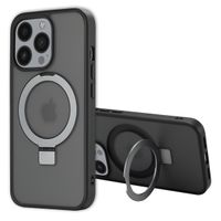 Accezz Ring Stand Backcover mit MagSafe für das Apple iPhone 13 Pro - Schwarz