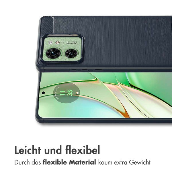 imoshion Brushed Back Cover Motorola Edge 40 - Dunkelblau