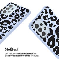 imoshion SilikonHülle design mit Band Samsung Galaxy A33 - Animal Lila