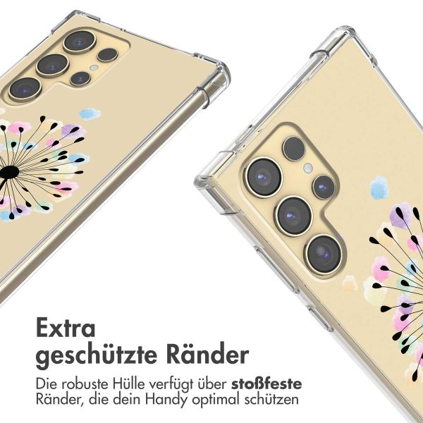 imoshion Design Hülle mit Band für das Samsung Galaxy S24 Ultra - Sandstone Dandelion