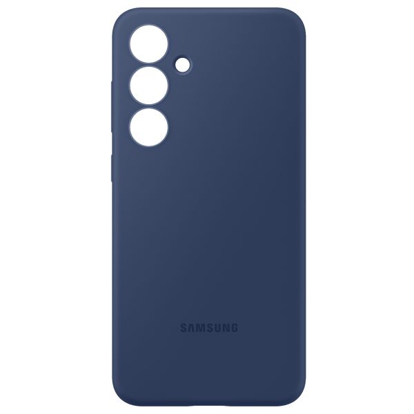 Samsung Original Silikon Cover Samsung Galaxy S24 FE - Blau