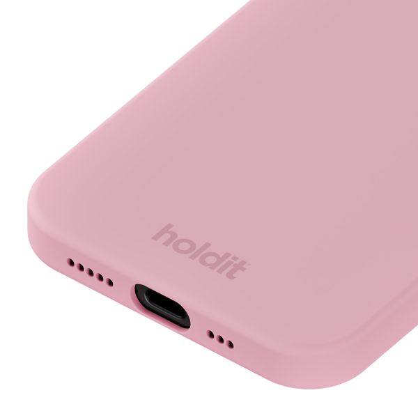 Holdit Silicone Case für das iPhone 16e - Rosa