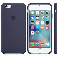 Apple Blaues Silikon-Case Dunkelbau für das iPhone 6/6s