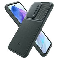 Spigen Optik Armor Kameraschieber für das Samsung Galaxy A55 - Abyss Green