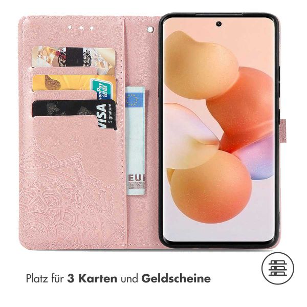 imoshion Mandala Klapphülle für das Xiaomi 12T (Pro) - Rose Gold