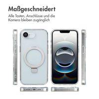 Accezz Ring Stand Backcover mit MagSafe Apple iPhone 16e - Transparent