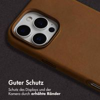 Accezz Vintage Leather Magsafe Backcover Apple iPhone 16 Pro Max - Tabacco Cognac