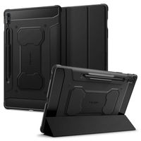 Spigen Rugged Armor Pro Klapphülle für das Samsung Galaxy Tab S9 FE Plus - Schwarz