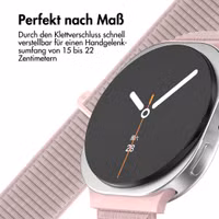 imoshion Nylonarmband für Samsung Galaxy Watch 9 (40/44mm) / Watch 8 (40/44mm) / Classic (46mm) - Light Pink