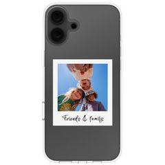 Personalisierte Hülle mit Polaroid iPhone 16 - Transparent