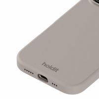 Holdit Silicone Case für das iPhone 16 Pro Max - Taupe