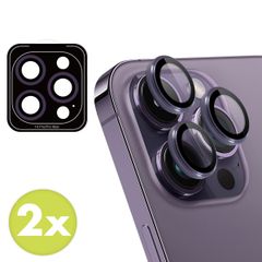 imoshion ﻿2er-Pack Objektivschutz für Kamera für das Apple iPhone 14 Pro / 14 Pro Max - Violett