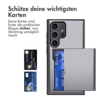 imoshion Backcover mit Kartenfach Samsung Galaxy S24 Ultra - Grau