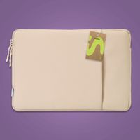 imoshion Laptop Hülle 13 Zoll - Laptop Sleeve mit Fach - Sandstone
