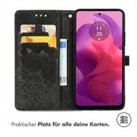 imoshion Mandala Klapphülle Motorola Moto G04 / G24 - Schwarz