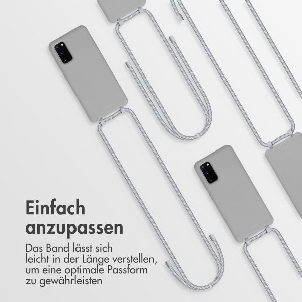 imoshion Color Backcover mit abtrennbarem Band Samsung Galaxy S20 - Grau