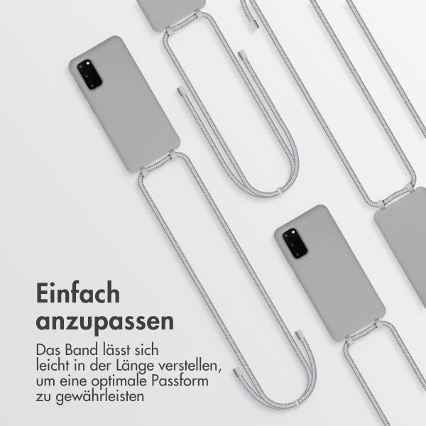 imoshion Color Backcover mit abtrennbarem Band für das Samsung Galaxy S20 - Grau