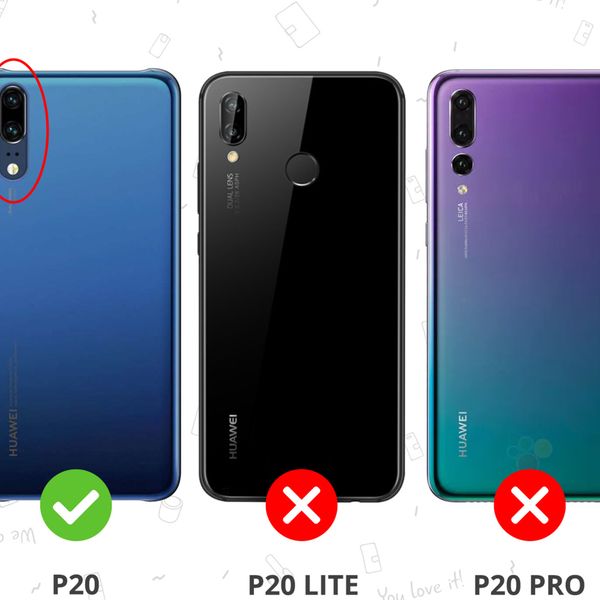 Accezz Clear TPU Backcover Huawei P20 - Transparent