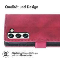 imoshion Klapphülle mit Kordel Samsung Galaxy S22 - Rot