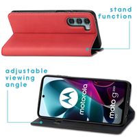 imoshion Slim Folio Klapphülle für das Motorola Moto G200 - Rot