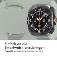 imoshion Ocean Silikonarmband für das  Samsung Galaxy Watch Ultra (2024/2025) - Grayish Green