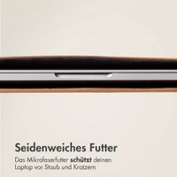 Accezz Leather Laptop Hülle Apple MacBook 16 Zoll - Laptop Sleeve - Cognac