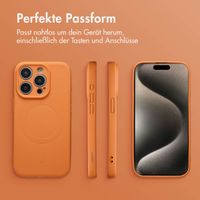 imoshion Color Back Cover mit MagSafe Apple iPhone 15 Pro - Neon Orange