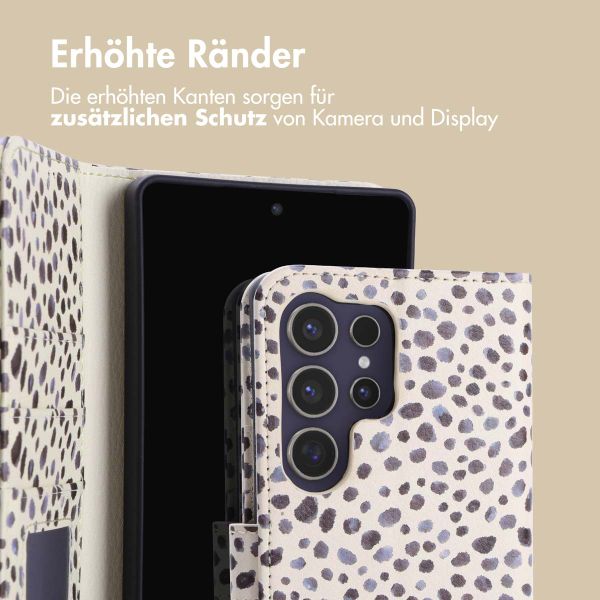 imoshion Design Klapphülle Samsung Galaxy S25 Ultra - Black And White Dots