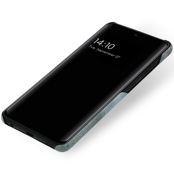 Selencia Maya Fashion Backcover Samsung Galaxy A52(s) (5G/4G) - Marble Blue