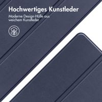 imoshion Trifold Klapphülle für das Lenovo Tab M10 (3rd gen) - Dunkelblau