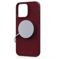 Njorð Collections Wildleder Comfort+ Case MagSafe für das iPhone 15 Pro Max - Red