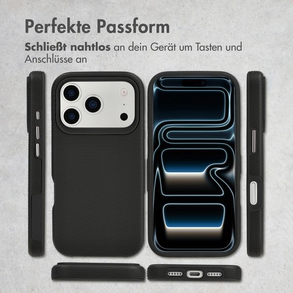 Accezz Tough Back Cover mit MagSafe Apple iPhone 17 Pro Max - Schwarz