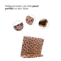 imoshion Kinder­sicheres Design Backcover mit Griff Samsung Galaxy Tab A11 Plus / A9 Plus - Panthermuster