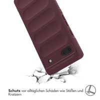 imoshion EasyGrip Back Cover für das Google Pixel 6a - Aubergine