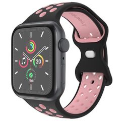 imoshion Sportarmband⁺ für die Apple Watch Series 1 bis 10 / SE / Ultra (2) (44/45/46/49 mm) - Größe M/L - Black Pink