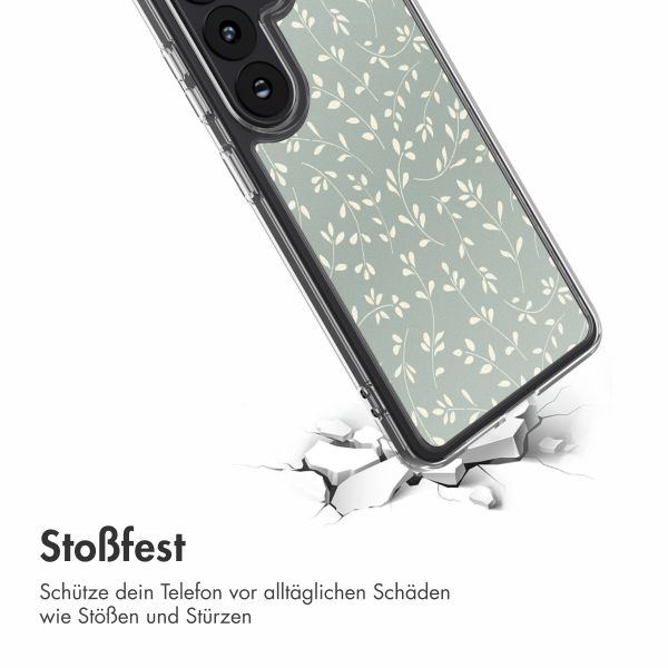 imoshion Design Hülle Samsung Galaxy S26 - Smoke Green Flowers