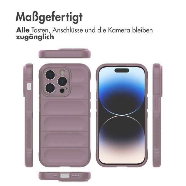 imoshion EasyGrip Back Cover für das iPhone 14 Pro - Violett