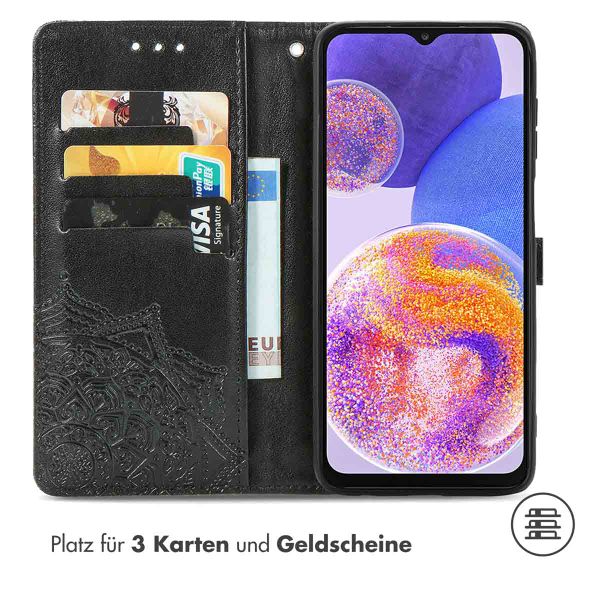 imoshion Mandala Klapphülle Samsung Galaxy A23 (5G) - Schwarz