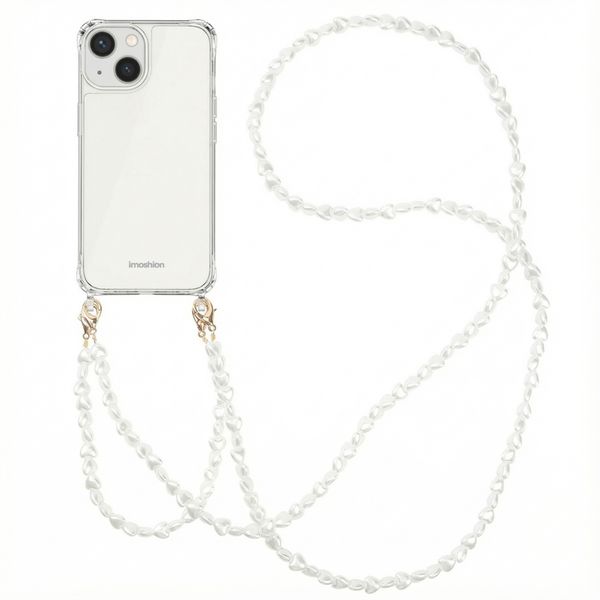 imoshion Back Cover mit Band + Armband Apple iPhone 13 - Perlenherzen