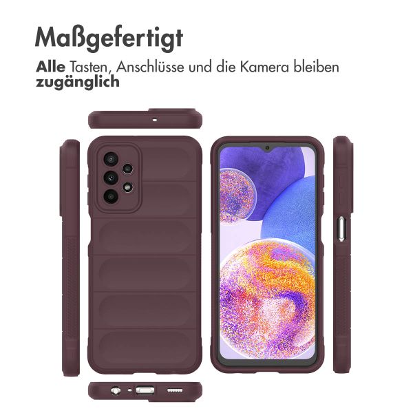 imoshion EasyGrip Back Cover für das Samsung Galaxy A23 (5G) - Aubergine