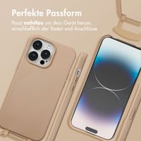 imoshion Color Backcover mit abnehmbarem Handykette und MagSafe Apple iPhone 14 Pro Max - Nude
