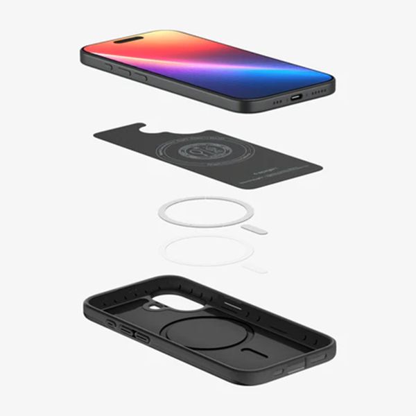 Spigen Thin Fit Backcover mit MagSafe Apple iPhone 17 - Black
