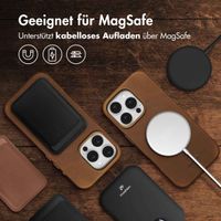 Accezz Vintage Leather Magsafe Backcover Apple iPhone 16 Pro - Tabacco Cognac