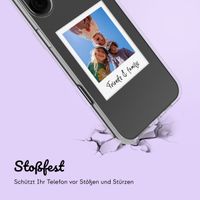 Personalisierte Hülle mit Polaroid iPhone 16 - Transparent