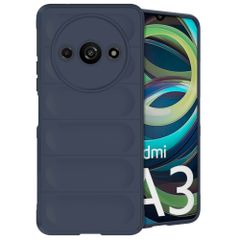 imoshion EasyGrip Back Cover für das Xiaomi Redmi A3 - Dunkelblau