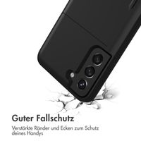 imoshion Backcover mit Kartenfach Samsung Galaxy S22 - Schwarz
