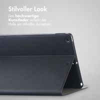 Accezz Classic Tablet Case für das iPad 9 (2021) / iPad 8 (2020) / iPad 7 (2019) 10.2 Zoll - Schwarz