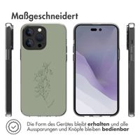 imoshion Design Hülle für das iPhone 14 Pro Max - Floral Green