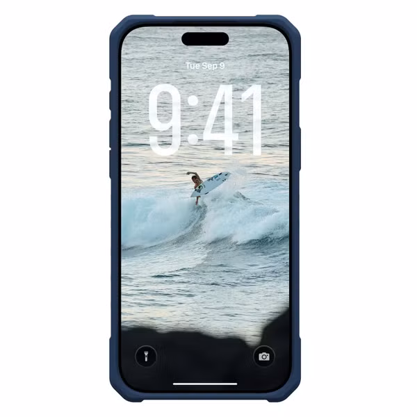 UAG Pathfinder Clear MagSafe Back Cover mit Lanyard Apple iPhone 17 Pro - Clear / Blue Lanyard