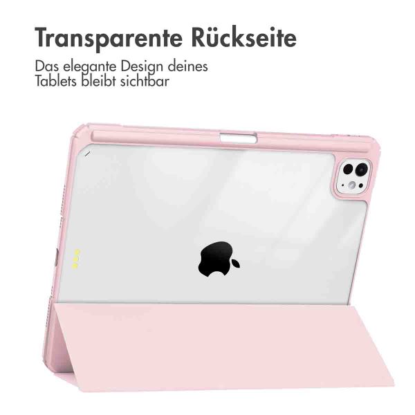 imoshion Trifold Hardcase Klapphülle Apple iPad Pro 11 (2024) M4 - Rosa
